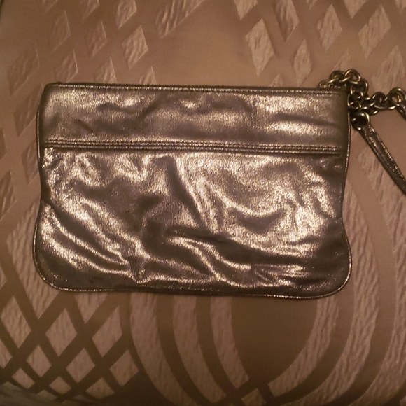 Dark silver Express wristlet/clutch - Picture 2 of 3